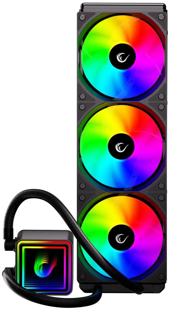 CPU AUŠINTUVAS RAMPAGE INFINITE V360 Juodas ARGB LGA1700/1851/AM5 360mm Liquid Cooler
