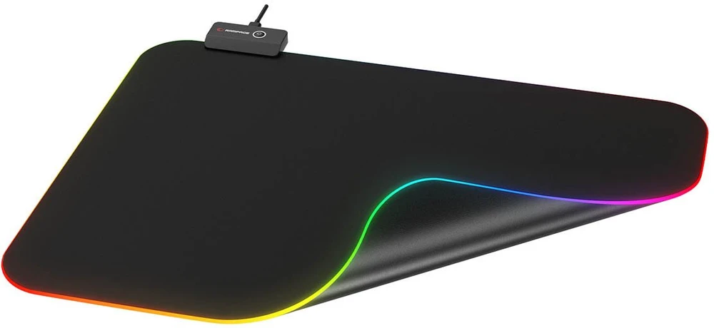 Rampage BLITZ Kilimėlis žaidimams RGB LED 252x328x3 mm juoda