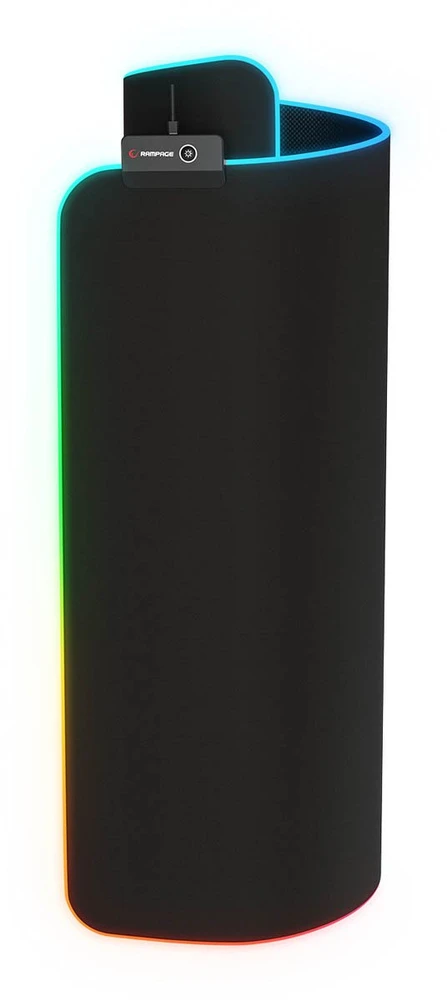 Rampage BLITZ Kilimėlis žaidimams RGB LED 252x328x3 mm juoda