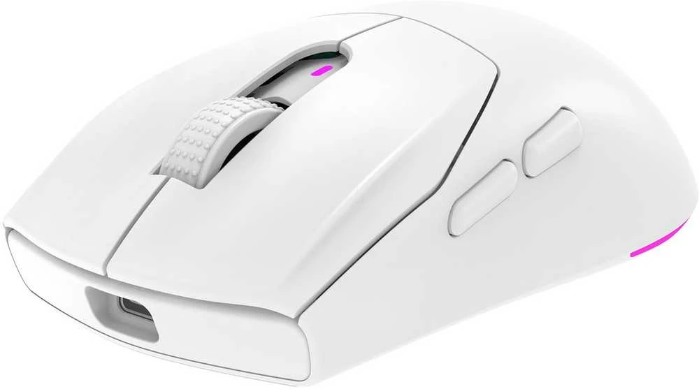 Pelė Myszka žaidimams Rampage Prote M5 Pro belaidė 26000 dpi optinė balta