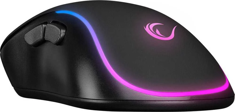 Pelė Myszka žaidimams Rampage X-JAMMER V2 su laidu 12800 dpi optinė juoda