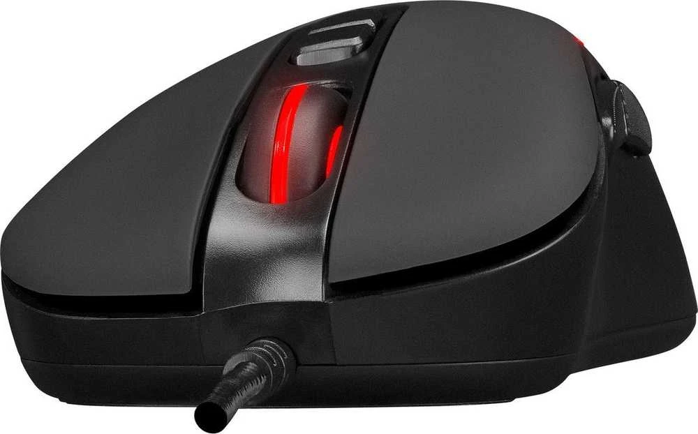 Pelė Myszka žaidimams Rampage X-JAMMER V2 su laidu 12800 dpi optinė juoda
