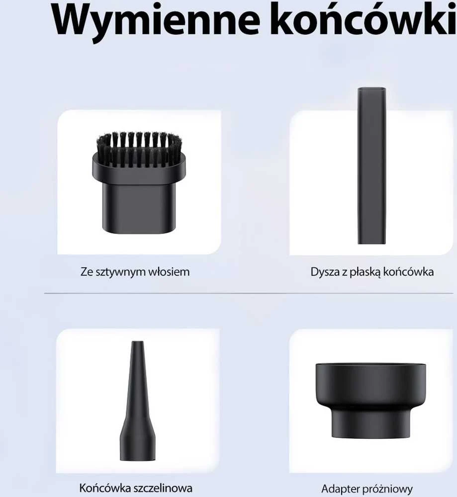 Dulkių siurblys AWEI Mini siurblys V2 belaidis juodos spalvos