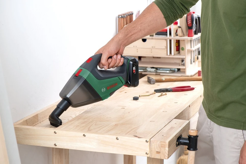 Akumuliatorinis dulkių siurblys Bosch UniversalVac 18, be akumuliatoriaus ir įkroviklio