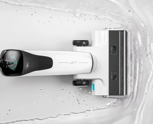 UWANT D100 17000Pa vertikalus dulkių siurblys su šluostymo funkcija ir įkrovimo stotele - baltos spalvos