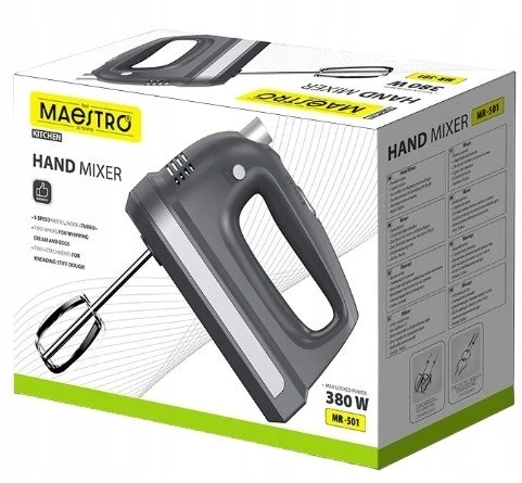 Maestro MR-501 Hand mixer Pilkas