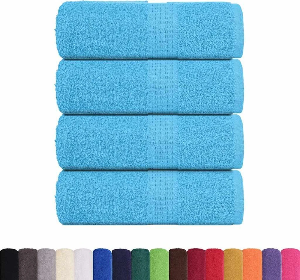 Rankšluostis Rankšluosčiai FROGN, 4 vnt., turkio spalvos, 30x30 cm, 360 g/m²