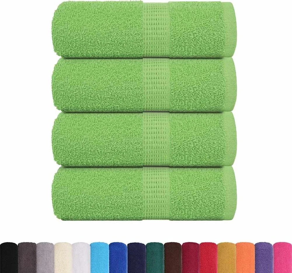 Rankšluostis Rankšluosčiai FROGN, 4 vnt., žali, 30x30 cm, 360 g/m²