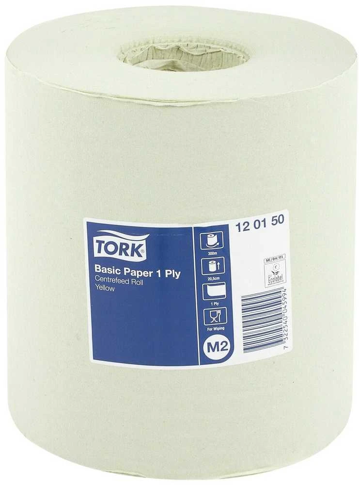 Rankšluostis Essity Denmark As Popieriniai rankšluosčiai TORK UNIVERSAL 310, M2 120150, 1 sl., 20,5 cm x 300 m, geltona sp.