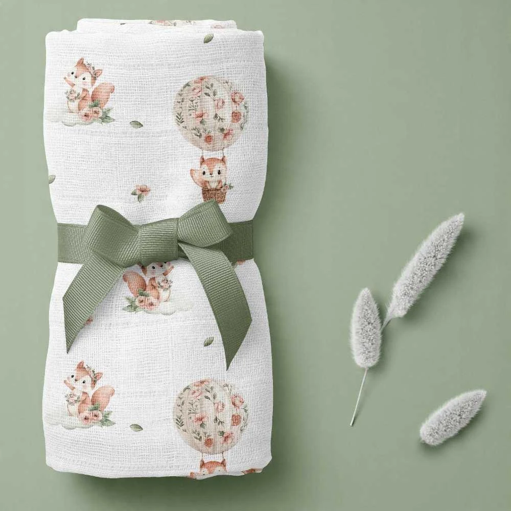 Rankšluostis Bocioland BOCIOLAND BL188-BAMBOO VYSTYKLĖS 75X75 VOVERĖS