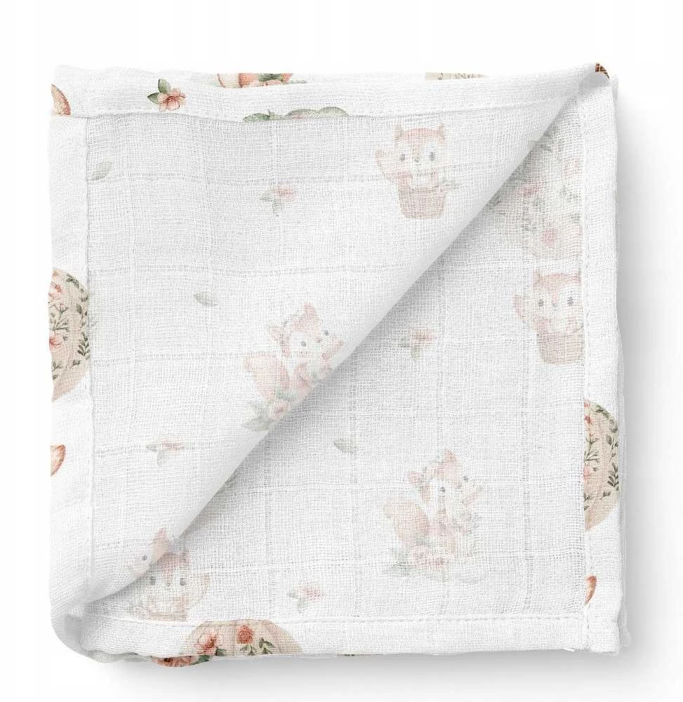 Rankšluostis Bocioland BOCIOLAND BL188-BAMBOO VYSTYKLĖS 75X75 VOVERĖS