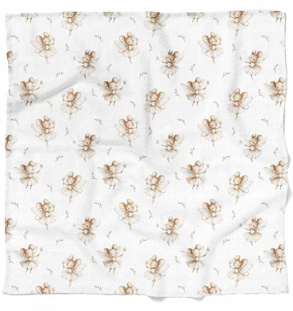 Rankšluostis Bocioland BOCIOLAND BL194-BAMBOO sauskelnės 75x75 pelėms