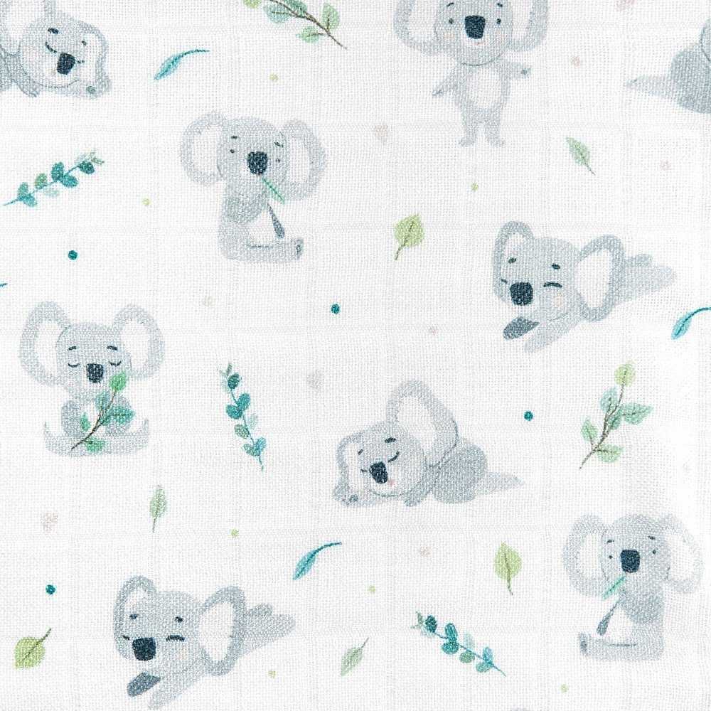 Rankšluostis Bocioland BOCIOLAND BOC0348-BAMBOO SAUSKELNĖS 120X120 KOALA