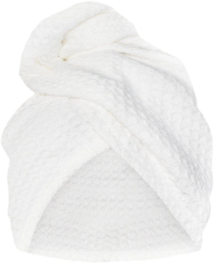 Glov „HydroWeave Twister“ itin gerai sugeriantis plaukų turbanas dramblio kaulo spalvos