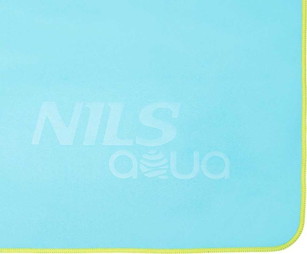 Rankšluostis Nils Extreme Ręcznik su mikrofibry Nils Aqua NAR11 140x70 cm Šviesiai mėlynas