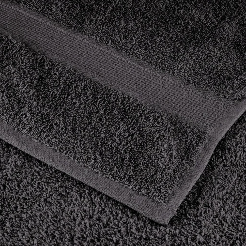 Rankšluostis Pirties rankšluosčiai SOLUND, 2vnt., antracito 80x200cm 600g/m²