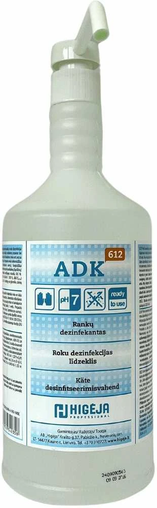 Hi Labs Skystas asmens higieninis dezinfekantas ADK 612 su dozatoriumi 1L