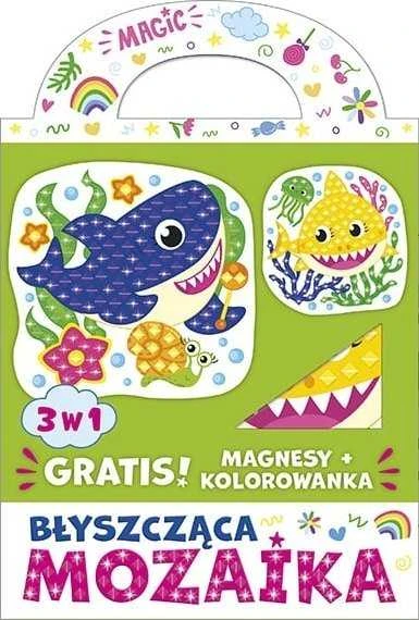 Ranok Rytinė blizgi mozaika 3in1 Spalvingi rykliai+grat.88979