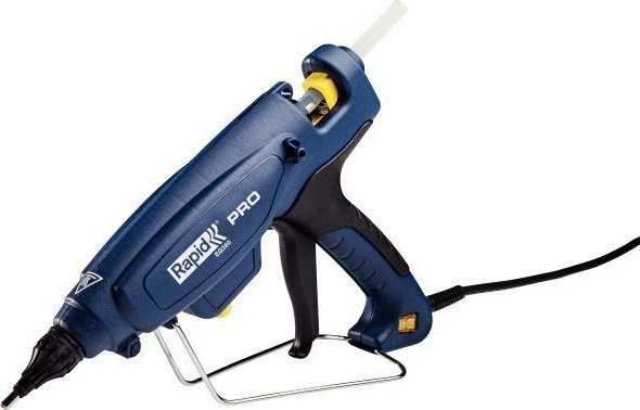 Rapid EG360 Industrinis klijų pistoletas intensyviam darbui. 300W. Klijų pralaidumas iki 1,8kg/h. Reguliuojama temperatūra. Greitas klijų įkaitinimas (mažiau nei 5 min.) Naudoja 12mm skersmens klijų lazdeles.