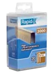 90/25mm 3M Kabės Rapid PP Box Tinka Rapid Airtac PBS 151 3000 vnt
