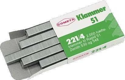 Rapid Rapid 11775411, Staples pack, 21/4, 7 mm, Labeling, 2000 staples, Nerūdijantis plienas