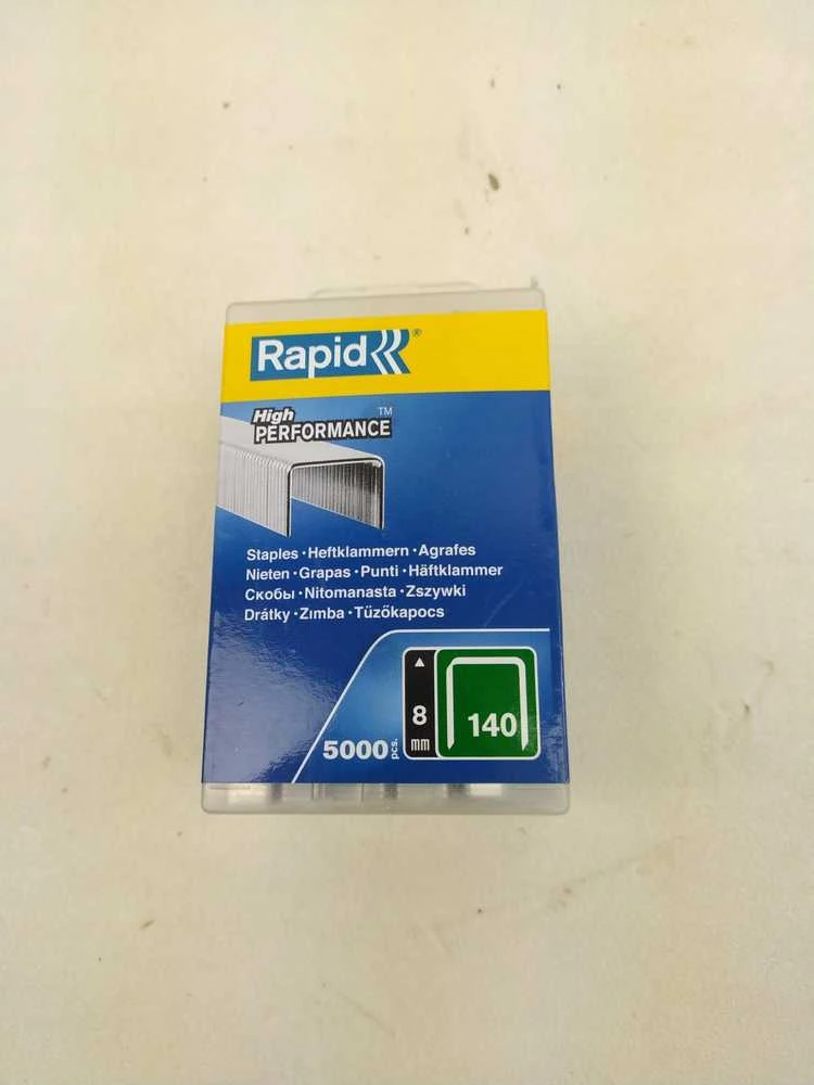 Rapid Kabės Nr140 8mm 5000 vnt plastikinė dėžutė