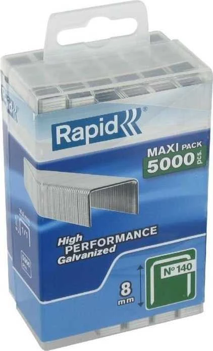 Rapid Kabės Nr140 8mm 5000 vnt plastikinė dėžutė