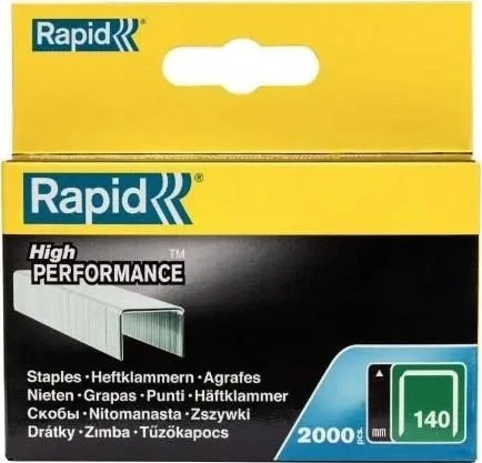 Rapid Kabės Nr140 10mm 5000 vnt plastikinė dėžutė