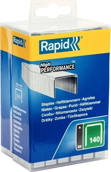 Rapid Kabės Nr140 10mm 5000 vnt plastikinė dėžutė