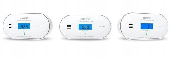 „Rapoo Safe 10YDCO-RF“ belaidis anglies monoksido jutiklis