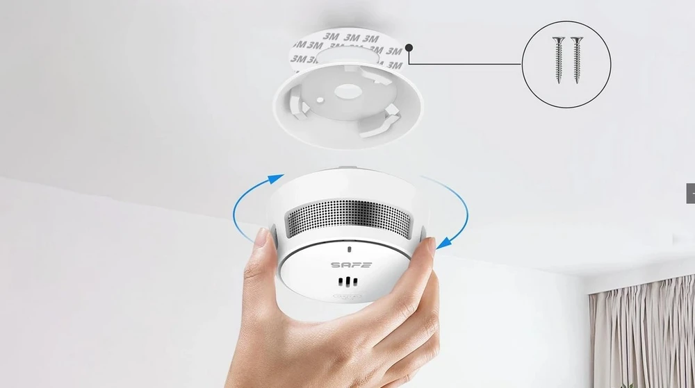 Rapoo Safe rinkinys nuo gaisro ir CO - 1x SAFE50HUB-WRF, 1x SAFE10Y30-RF, 1x SAFE10YDCO-RF (S-FSC11-RF)