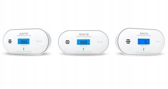 Rapoo Safe rinkinys nuo gaisro ir CO - 1x SAFE50HUB-WRF, 1x SAFE10Y30-RF, 1x SAFE10YDCO-RF (S-FSC11-RF)
