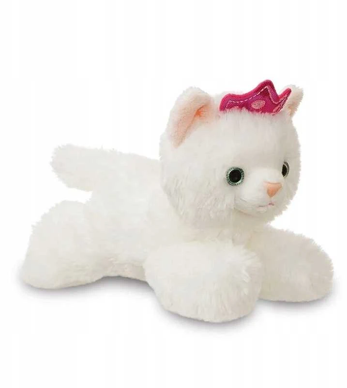 AURORA FANCY PALS Pliušinis žaislas - kačiukas spalvotame krepšyje, 20 cm