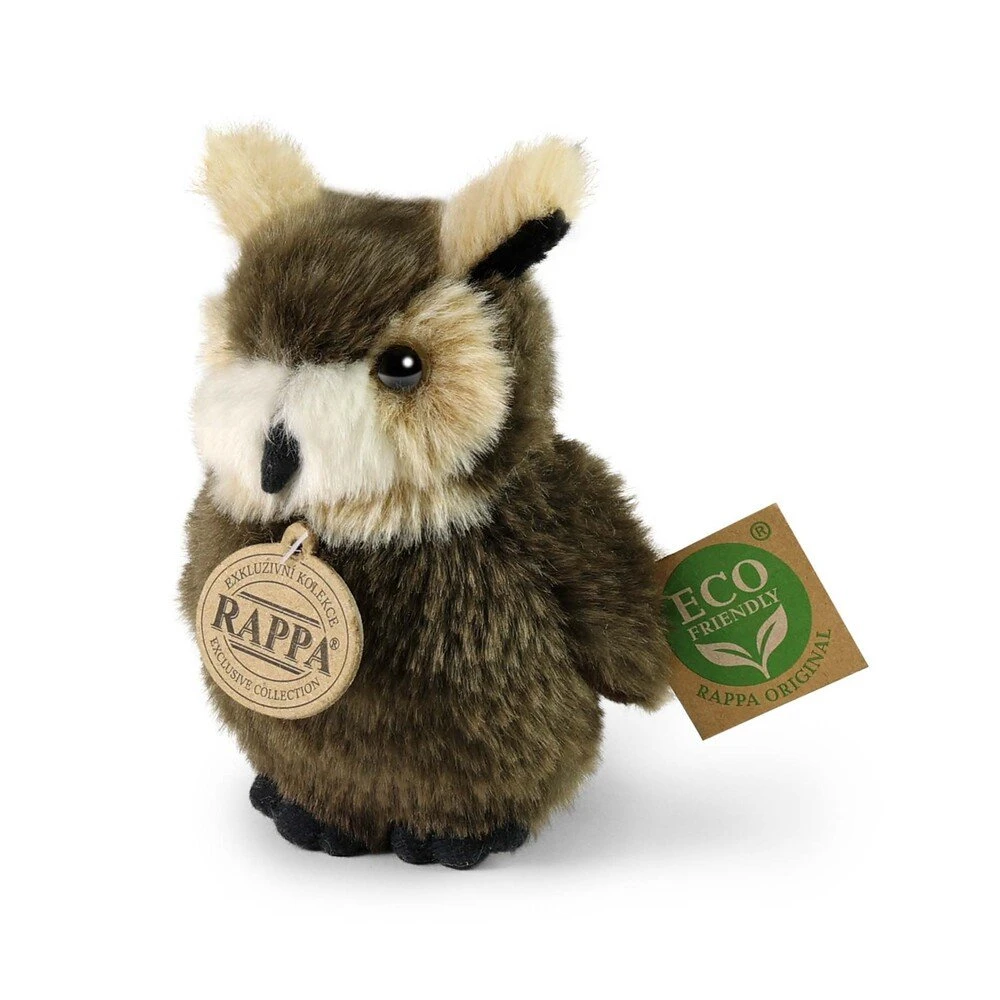 Rappa Eco-Friendly Pliušinis žaislas - pelėda, 13 cm