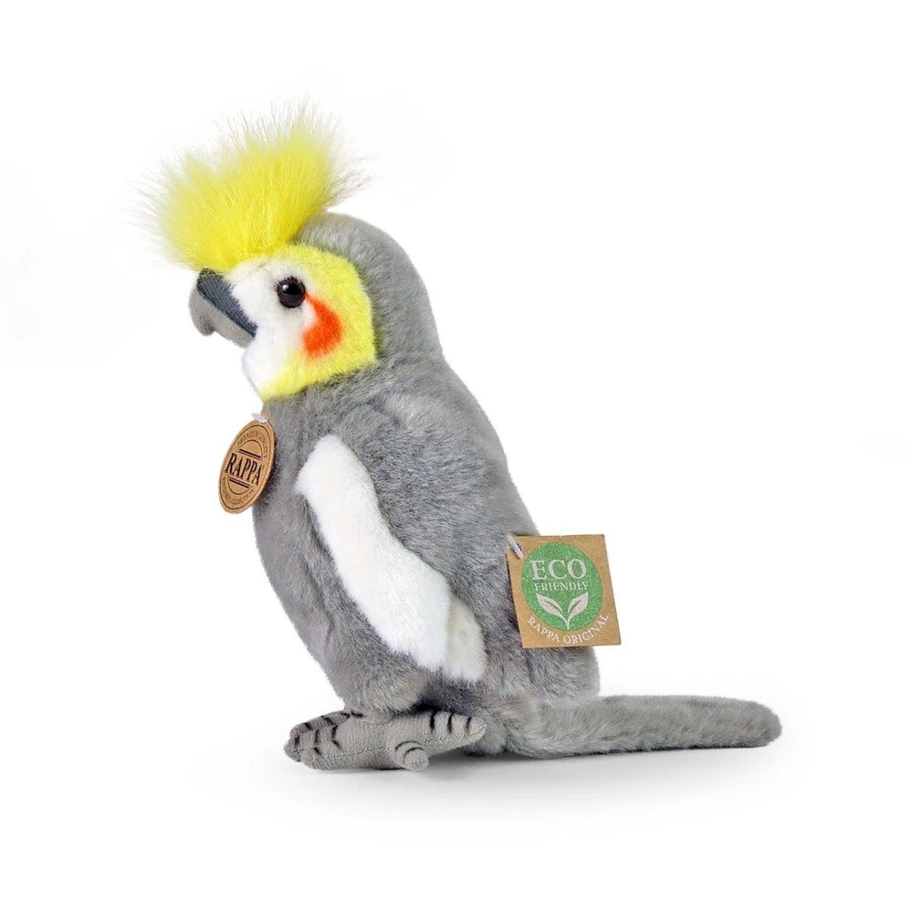 Rappa Eco-Friendly Pliušinis žaislas - nimfinė papūgėlė, 18 cm