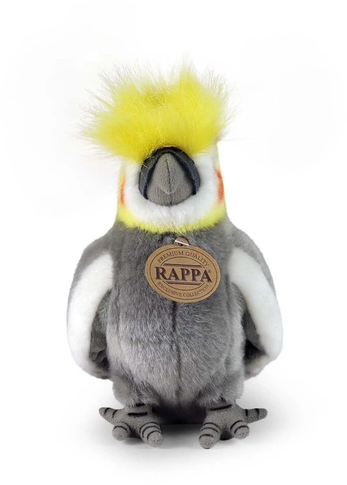 Rappa Eco-Friendly Pliušinis žaislas - nimfinė papūgėlė, 18 cm