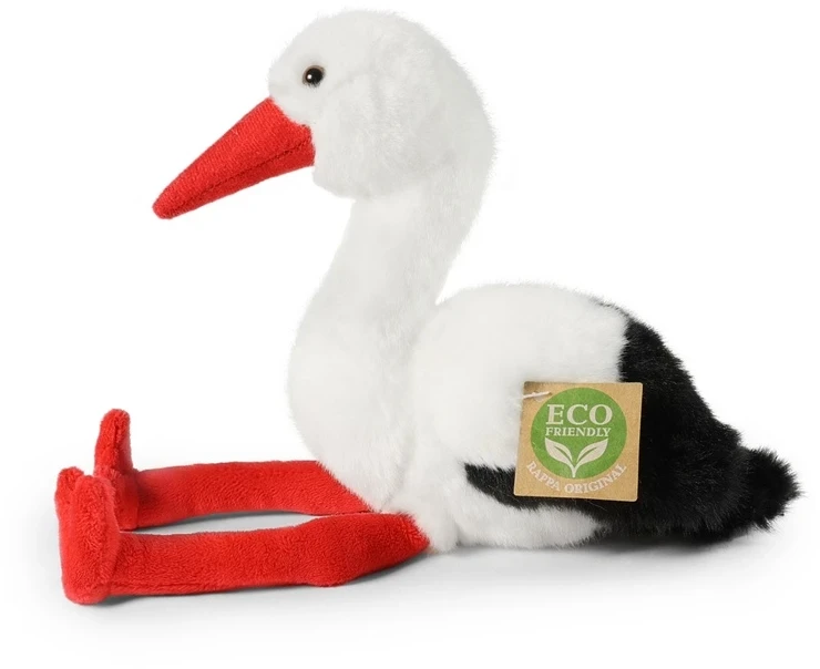 Rappa Eco-Friendly Pliušinis žaislas - gandras, 20 cm