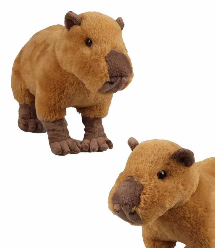 Disney Rappa – Pliušinis realistiškas kapibaros žaislas 30 cm, ekologiškas