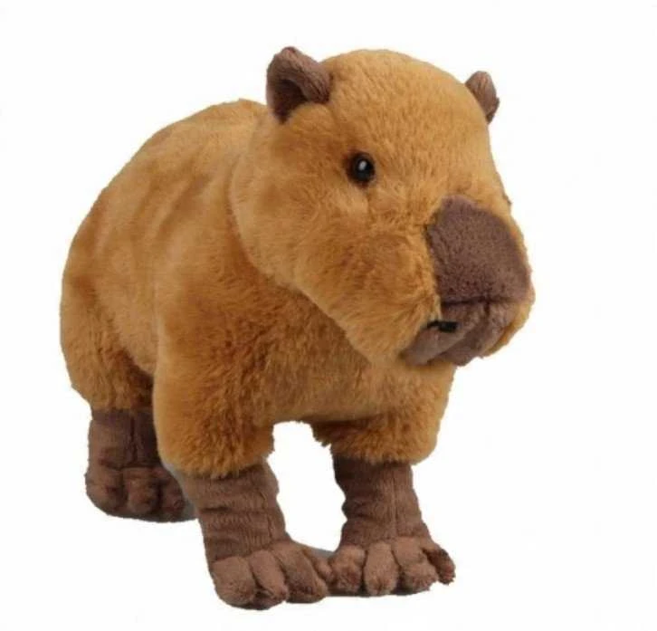 Disney Rappa – Pliušinis realistiškas kapibaros žaislas 30 cm, ekologiškas