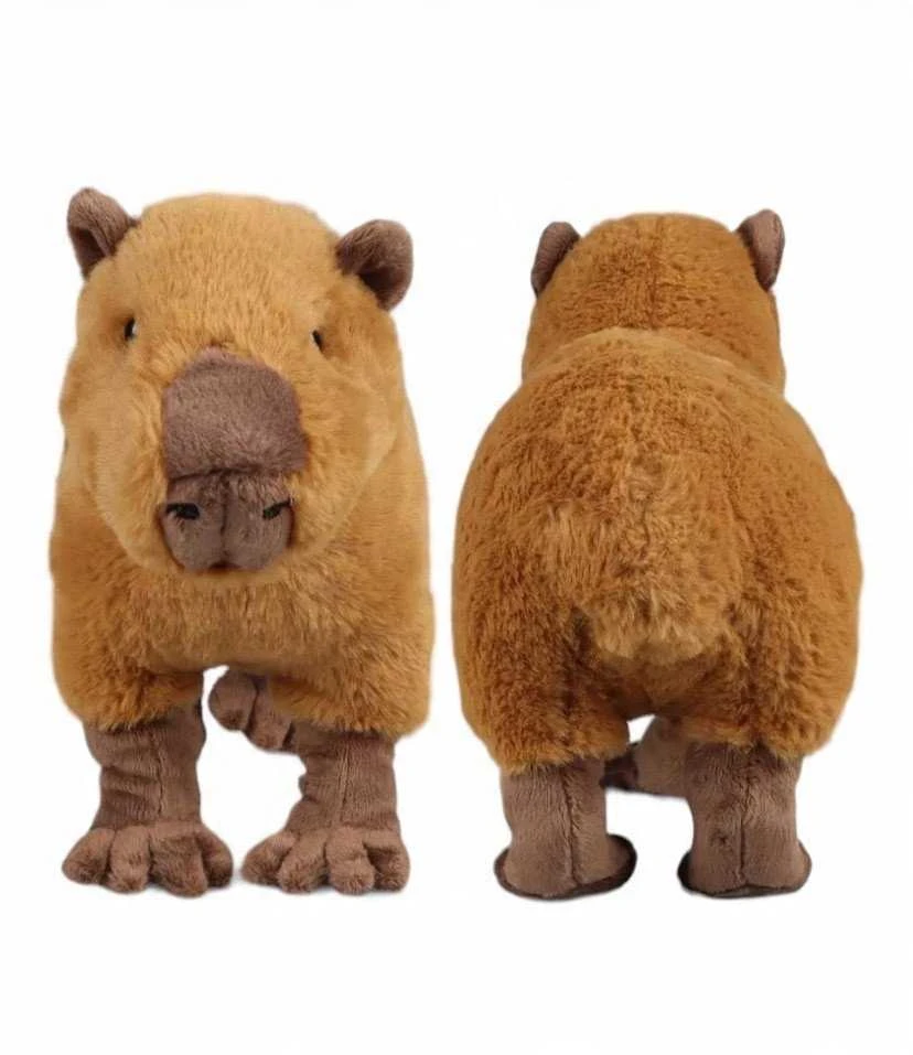 Disney Rappa – Pliušinis realistiškas kapibaros žaislas 30 cm, ekologiškas