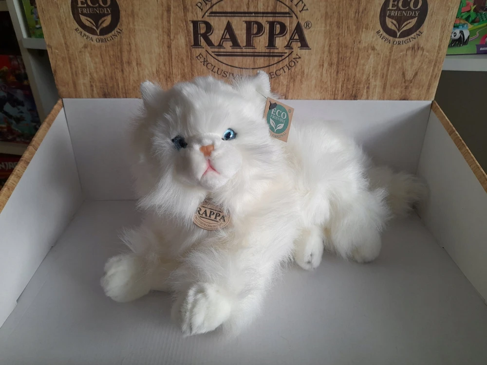 Rappa Eco-Friendly Pliušinis žaislas - persų ilgaplaukė katė, 30 cm