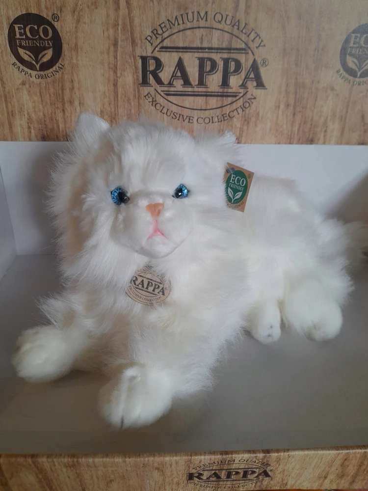 Rappa Eco-Friendly Pliušinis žaislas - persų ilgaplaukė katė, 30 cm