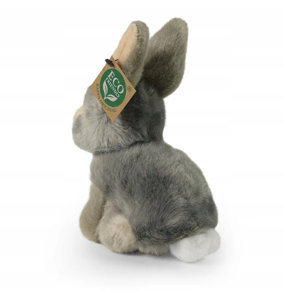 Rappa Eco-Friendly Pliušinis žaislas - pilkas triušis, 16 cm