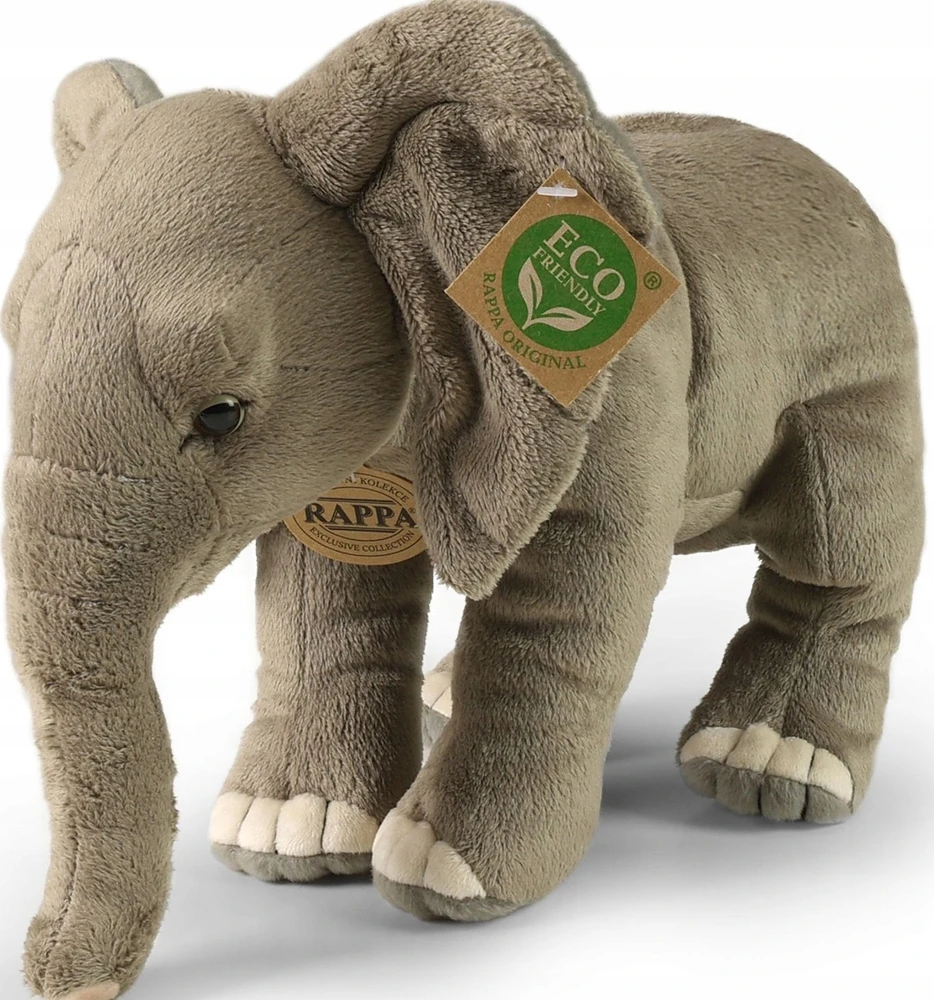 Rappa Eco-Friendly Pliušinis žaislas - afrikinis dramblys, 28 cm aprašymas - Prekės nuotrauka