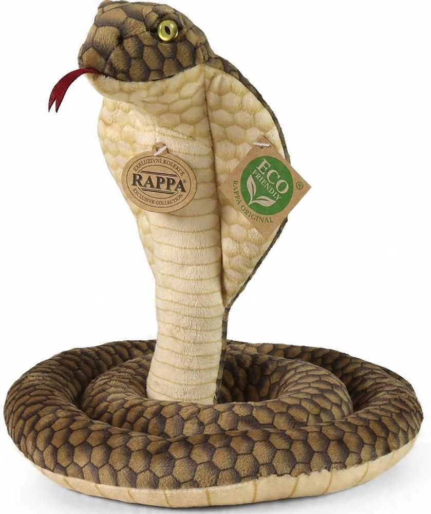 Rappa Eco-Friendly Pliušinis žaislas - kobra, 127 cm