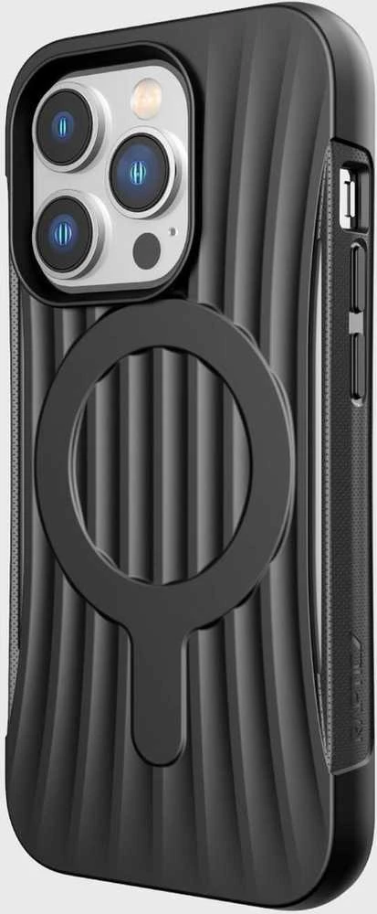 Raptic X-Doria Clutch Apple iPhone 14 Pro su MagSafe dėklas telefonui juodos spalvos