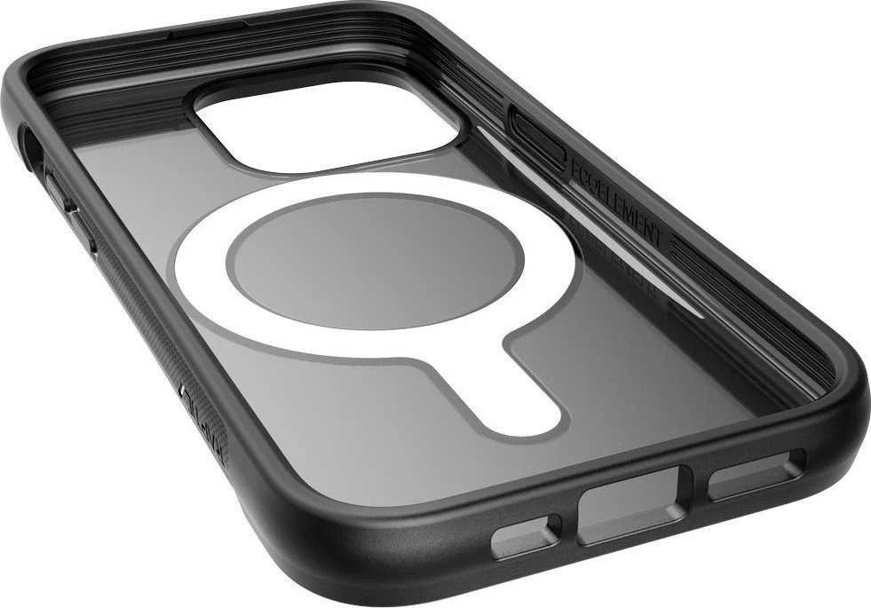 Raptic X-Doria Clutch Apple iPhone 14 Pro su MagSafe dėklas telefonui juodos spalvos