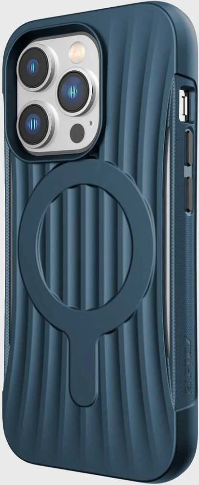 Raptic X-Doria Clutch Apple iPhone 14 Pro su MagSafe dėklas telefonui mėlynos spalvos