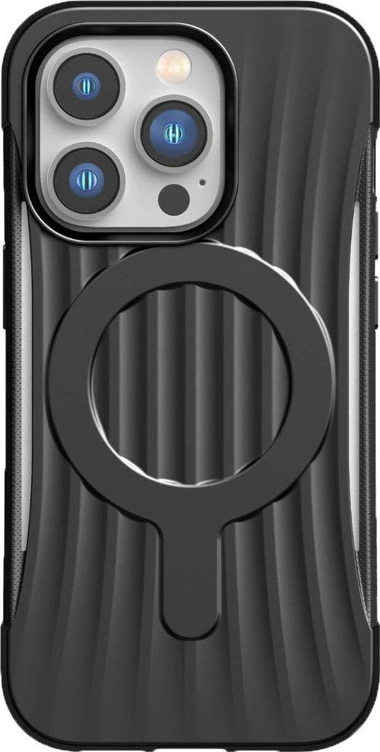 Raptic X-Doria Clutch Apple iPhone 14 Pro Max su MagSafe dėklas telefonui juodos spalvos