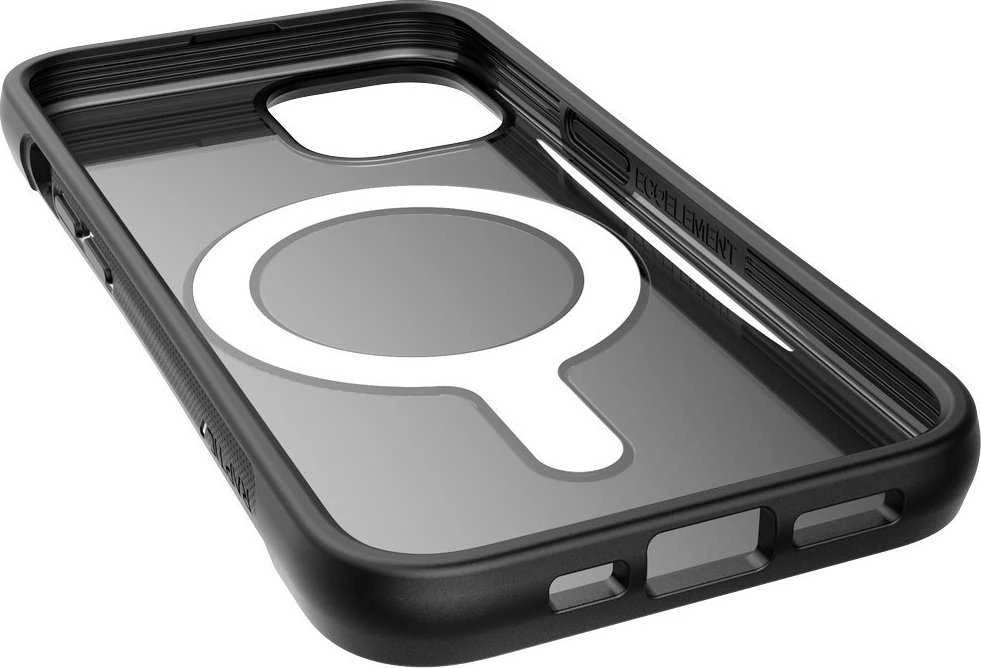 Raptic X-Doria Clutch Apple iPhone 14 su MagSafe dėklas telefonui juodos spalvos
